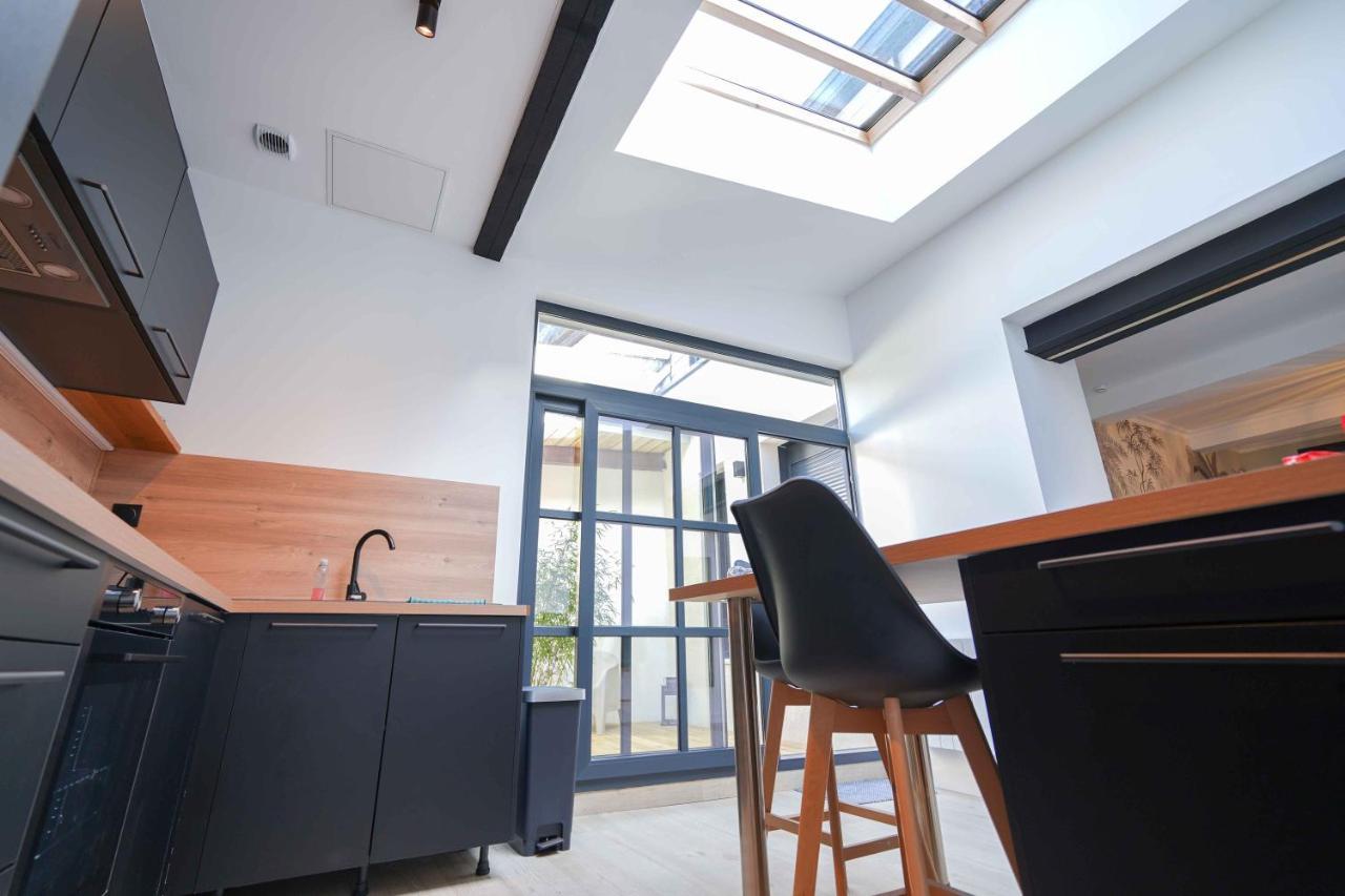 La Villa Berenice « Le Patio » En Coeur De Ville Saint-Amand-les-Eaux Exterior foto